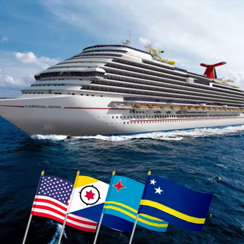 Kreuzfahrt in der südlichen Karibik ab Miami an Bord des Carnival Magic-Schiffs mit Stopps in den USA, Aruba und Curaçao für 9 Tage
