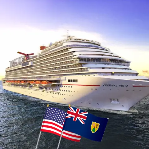 Kreuzfahrt in der östlichen Karibik ab Port Canaveral / Orlando an Bord des Carnival Vista Schiffs mit Besuchen in den USA, Puerto Rico und der Dominikanischen Republik für 9 Tage
