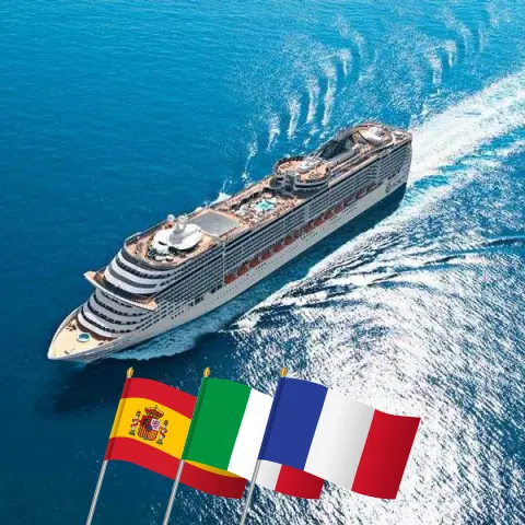 Mittelmeer-Kreuzfahrt ab Barcelona mit dem Schiff MSC Fantasia mit Stopps in Spanien, Italien und Frankreich für 8 Tage
