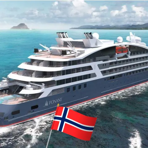 Cruzeiro no Norte de Fredrikstad para as Montanhas a bordo do navio Le Lapérouse com visitas à Noruega por 8 dias