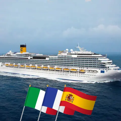 Kreuzfahrt im Mittelmeer ab Savona an Bord des Costa Pacifica-Schiffs mit Besuchen in Italien, Frankreich und Spanien für 11 Tage