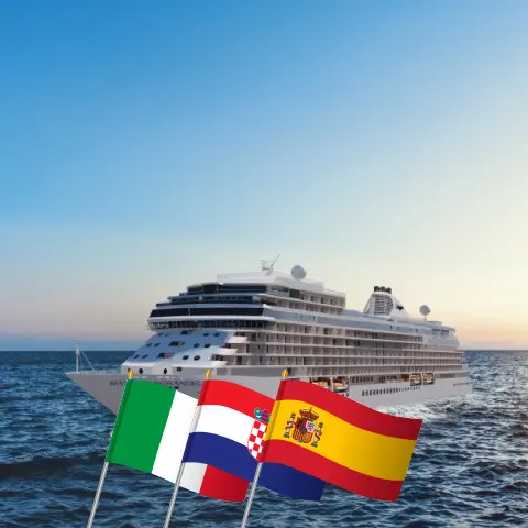 Круиз по Средиземному морю от Фузины до Барселоны на борту судна Seven Seas Grandeur с посещением Италии, Хорватии и Испании на 11 дней