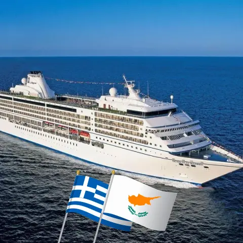 Kreuzfahrt im Mittelmeer von Istanbul nach Piräus an Bord des Schiffes Seven Seas Mariner mit Besuchen in der Türkei, Griechenland, Zypern, Israel und Ägypten für 11 Tage