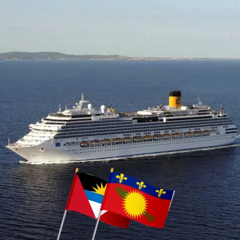 Cruise in the Eastern Caribbean from Saint Dominic aboard Costa Favolosa ship with visits to Guadeloupe for 8 days