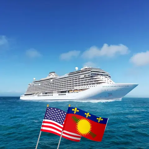 Круиз по Восточной Карибской черепахе из Майами на борту судна Seven Seas Prestige с посещениями США, Сен-Бартельми, и Гваделупы на 11 дней