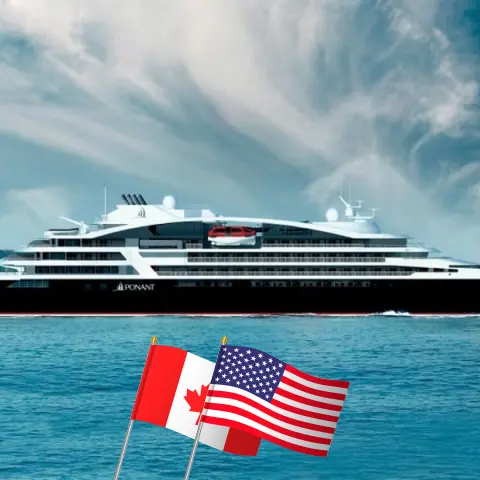 Croisière en Amérique du Nord de Toronto à Boston à bord du navire Le Bellot avec visites au Canada et aux États-Unis pendant 14 jours