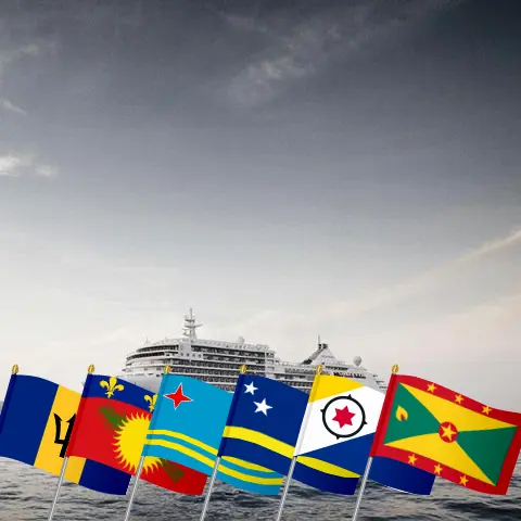 Kreuzfahrt in der östlichen Karibik ab Bridgetown an Bord des Schiffes Silver Spirit mit Besuchen in Barbados, Guadeloupe, Aruba, Curaçao, Grenada und Saint Vincent und die Grenadinen für 12 Tage