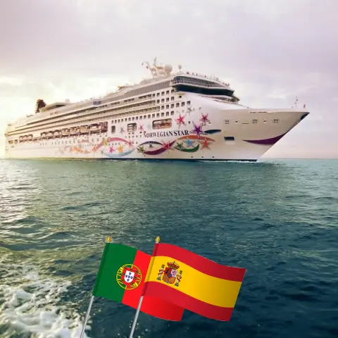 Круиз по Атлантике из Лиссабона на корабле Norwegian Star с посещением Португалии, Испании и Марокко на 11 дней
