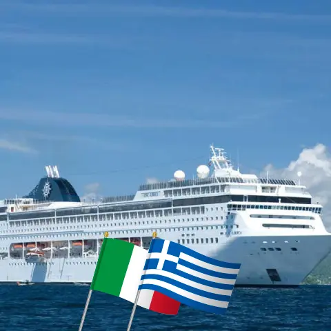Круиз по Средиземноморью из Бари на борту судна MSC Lirica с посещением Италии, Греции и Турции на 8 дней