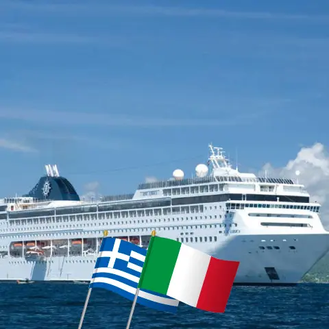Kreuzfahrt im Mittelmeer ab Izmir an Bord des Schiffes MSC Lirica mit Besuchen in der Türkei, Griechenland und Italien für 8 Tage