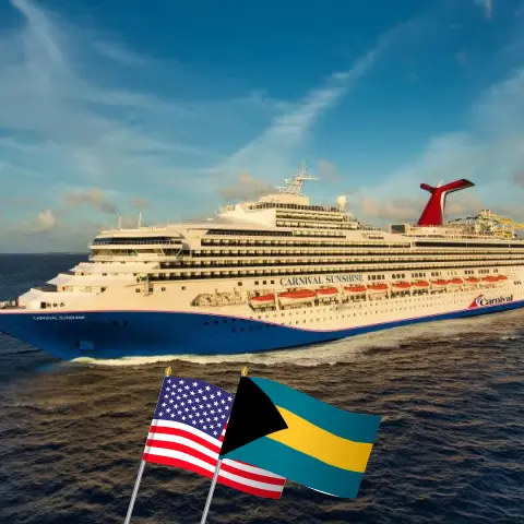 Круиз по Карибам из Вайтхорса на борту судна Carnival Sunshine с посещениями США и Багамы на 7 дней
