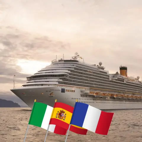 Kreuzfahrt im Mittelmeerraum von Savona an Bord des Costa Diadema Schiffes mit Besuchen in Italien, Spanien und Frankreich für 7 Tage
