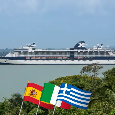 Круиз по Средиземноморью из Барселоны в Пирей на борту судна Celebrity Infinity с посещением Испании, Италии и Греции на 10 дней