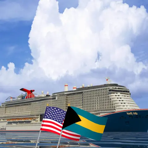 Kreuzfahrt in der Karibik ab Port Canaveral / Orlando an Bord des Schiffes Mardi Gras mit Besuchen in den USA und auf den Bahamas für 6 Tage