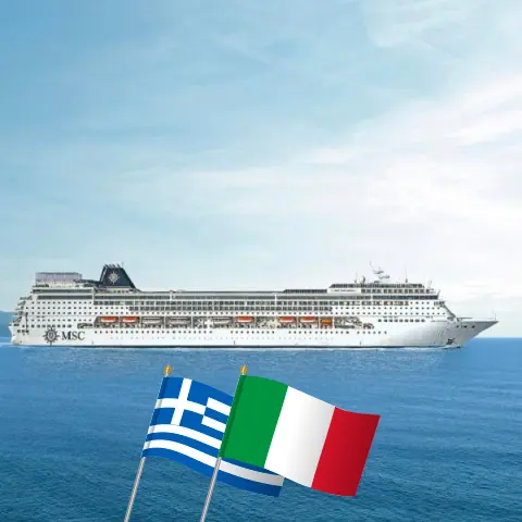 Crucero en el Mediterráneo de Estambul a Bari a bordo del MSC Sinfonia con visitas a Turquía, Grecia e Italia durante 6 días