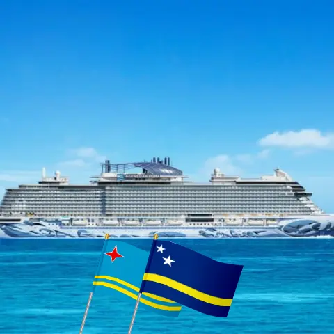 Cruzeiro no Caribe Oriental saindo de Saint John a bordo do navio Norwegian Prima com visitas a Porto Rico, Ilhas Virgens Britânicas, Aruba e Curaçao por 8 dias