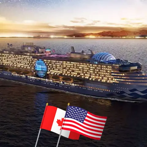 Kreuzfahrt in Alaska von Vancouver nach Seattle an Bord des Schiffes Star Princess mit Besuchen in Kanada und den USA für 10 Tage