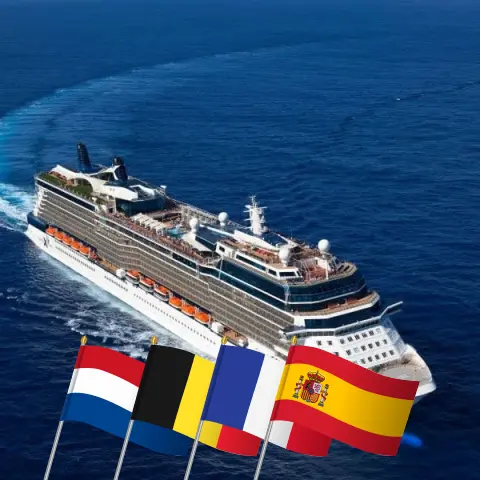 Круиз по Западной Европе от Амстердама до Барселоны на борту судна Celebrity Eclipse с посещением Нидерландов, Бельгии, Франции и Испании на 10 дней