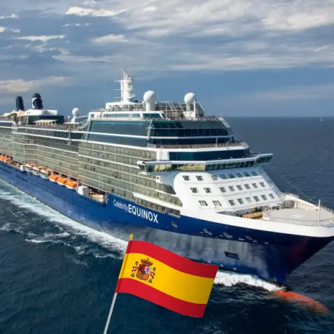 Crucero por Europa occidental desde Barcelona a bordo del barco Celebrity Equinox con visitas a España y Marruecos por 10 días