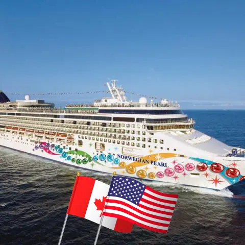 Croisière en Amérique du Nord de Québec à Philadelphia à bord du navire Norwegian Pearl avec des visites au Canada et aux États-Unis pendant 11 jours