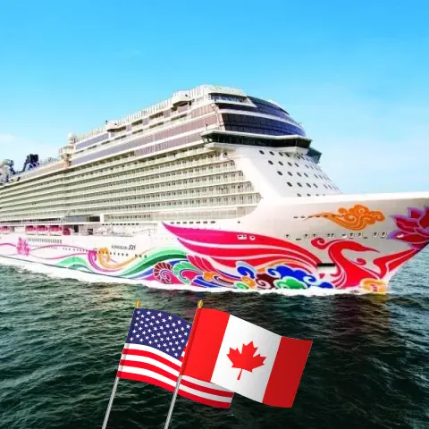 Kreuzfahrt in Alaska von Seattle an Bord des Schiffes Norwegian Joy mit Besuchen in den USA und Kanada für 11 Tage