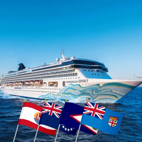 Круиз в Южной части Тихого океана от Папеэте до Лаутоки на корабле Norwegian Spirit с посещениями Французской Полинезии, островов Кука, Самоа и Фиджи на 13 дней