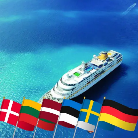 Круиз по Балтийскому морю от Киля до Гамбурга на лайнере MS Hamburg с посещением Дании, Польши, Литвы, Латвии, Эстонии, Швеции и Германии на 12 дней