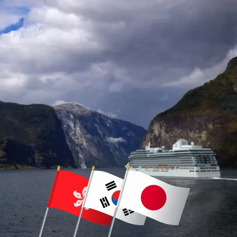 Kreuzfahrt in Ostasien von Hongkong nach Yokohama an Bord des Oceania Vista-Schiffs mit Stopps in Hongkong, China, Südkorea und Japan für 14 Tage