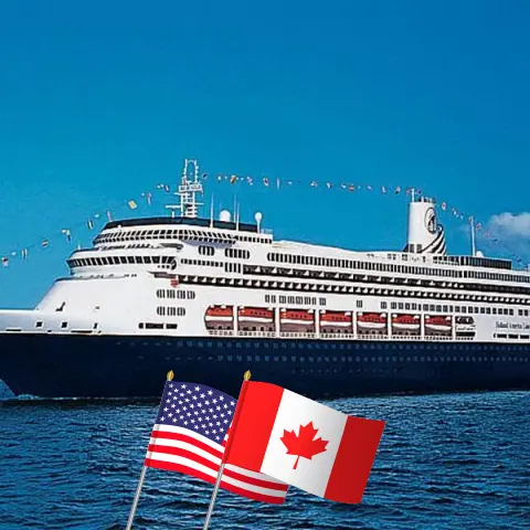 Cruzeiro na América Ocidental de San Diego a Vancouver a bordo do navio Zaandam com visitas aos EUA e Canadá por 5 dias