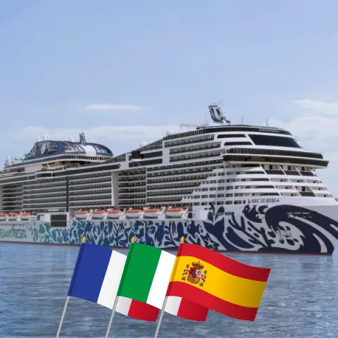 Круиз по Средиземноморью от Марселя на судне MSC Euribia с посещением Франции, Италии, Туниса и Испании на 8 дней