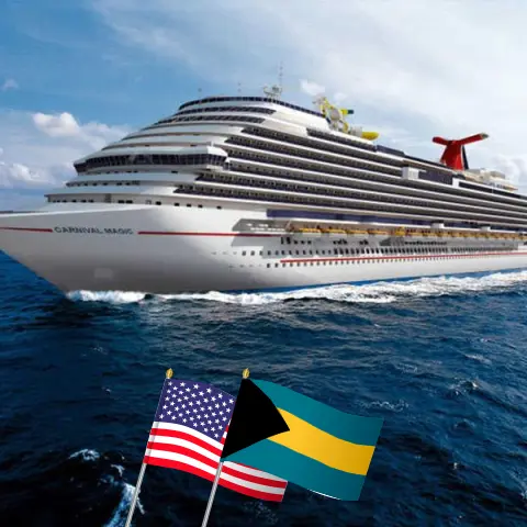 Kreuzfahrt in der Karibik ab Miami an Bord des Carnival Magic-Schiffs mit Stopps in den USA, der Dominikanischen Republik und den Bahamas für 7 Tage