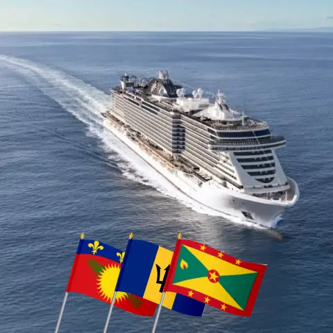 Kreuzfahrt in der östlichen Karibik ab Fort-de-France an Bord des MSC Seaview-Schiffs mit Besuchen in Guadeloupe, Barbados, Saint Vincent und den Grenadinen sowie Grenada für 8 Tage