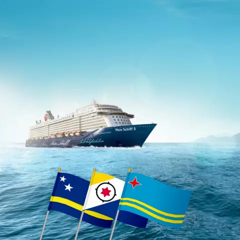 Cruzeiro no Caribe Oriental de La Romana a bordo do navio Mein Schiff 5 com visitas à República Dominicana, Curaçao e Aruba por 15 dias