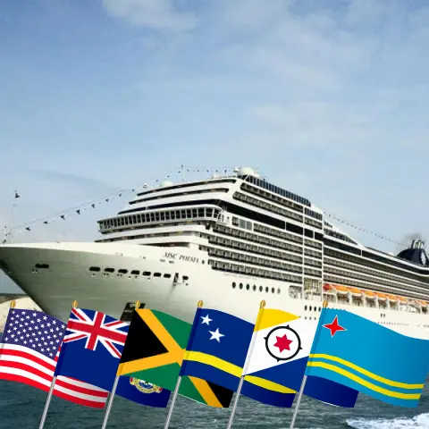 Cruise in the Caribbean from Miami aboard MSC Poesia ship with visits to USA, Cayman Islands, Jamaica, Curaçao, and Aruba for 11 days