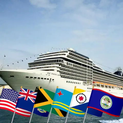 Круиз по Карибскому морю из Майами на борту судна MSC Poesia с посещением США, Каймановыми островами, Ямайкой, Арубой, Доминиканской Республикой, Колумбией, Панамой, Коста-Рикой, Гондурасом и Белизом на 22 дня