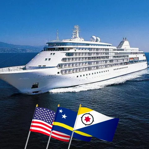 Cruise in the Caribbean from Miami to Cartagena aboard Silver Shadow ship with visits to USA, British Virgin Islands, Saint Barthélemy, Curaçao, and Colombia for 11 days