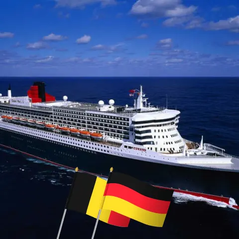 Круиз по Западной Европе из Саутгемптона на борту судна Queen Mary 2 с посещением Бельгии и Германии на 6 дней