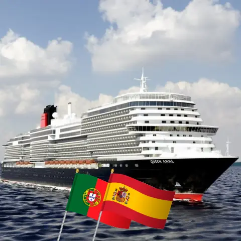Crucero por Europa Occidental desde Southampton a bordo del buque Queen Anne con visitas a Portugal y España durante 13 días
