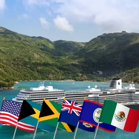Croisière dans les Caraïbes occidentales au départ de Fort Lauderdale à bord du navire Rotterdam avec des escales aux États-Unis, aux Bahamas, en Jamaïque, aux îles Caïmans, au Belize et au Mexique pendant 11 jours