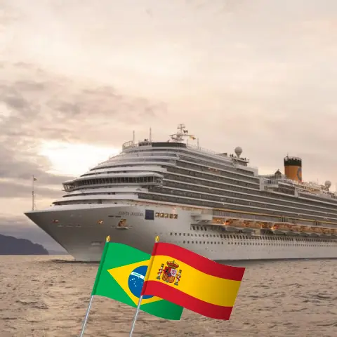 Трансатлантический круиз из Масейо в Лиссабон на борту судна Costa Diadema с посещением Бразилии, Испании и Марокко на 13 дней