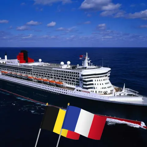 Круиз по Западной Европе из Саутгемптона на борту лайнера Queen Mary 2 с посещением Бельгии и Франции на 6 дней
