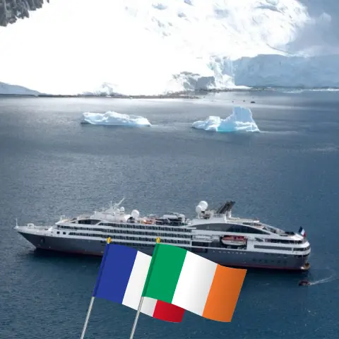 Cruise in the British Isles from Honfleur to Glasgow aboard L`Austral ship with visits to France and Ireland for 9 days