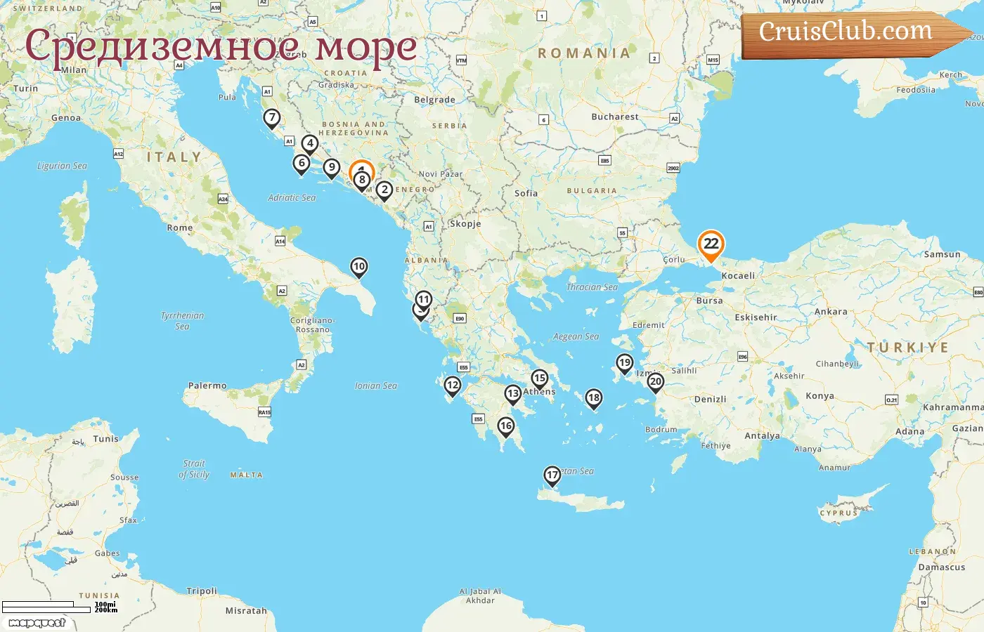 Круиз в Средиземноморье из Дубровника в Стамбул на корабле Seabourn Quest с посещением Хорватии, Черногории, Греции, Италии, Албании и Турции на 22 дня