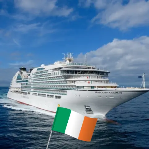 Kreuzfahrt in den Britischen Inseln ab Dover an Bord des Schiffes Seabourn Ovation mit Besuchen in Irland und der Isle of Man für 15 Tage
