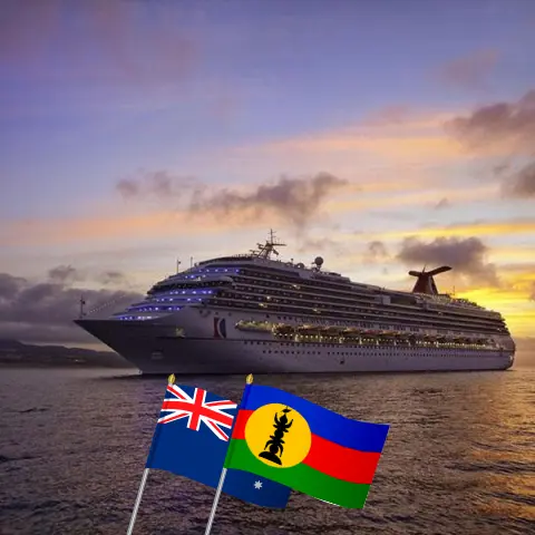 Croisière dans l`océan Pacifique au départ de Sydney à bord du navire Carnival Splendor avec des escales en Australie, en Nouvelle-Calédonie et au Vanuatu pendant 11 jours