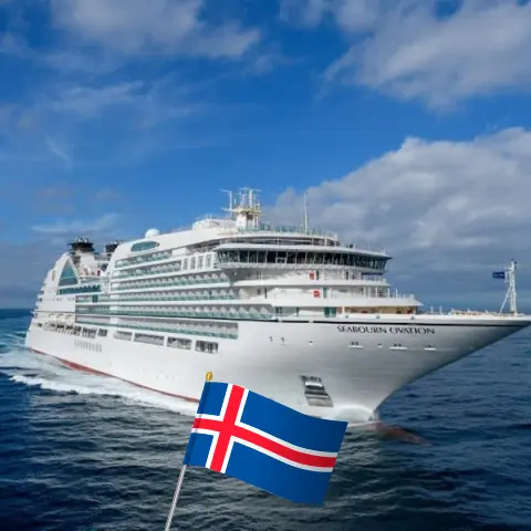 Croisière en Islande au départ de Dover à bord du navire Seabourn Ovation avec escales en Islande pendant 15 jours