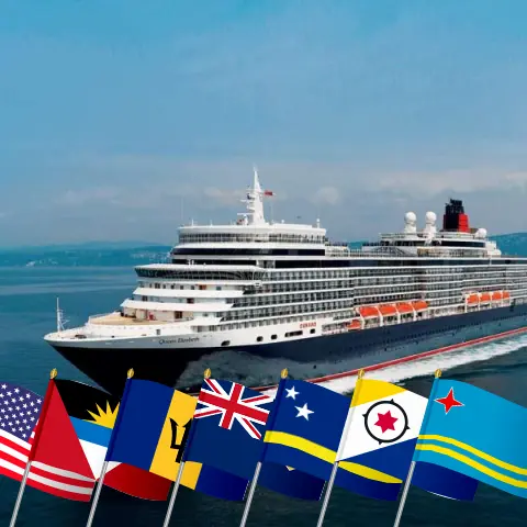 Круиз по Карибскому морю из Майами на корабле Queen Elizabeth с посещением США, Пуэрто-Рико, Барбадоса, Кюрасао и Арубы на 22 дня