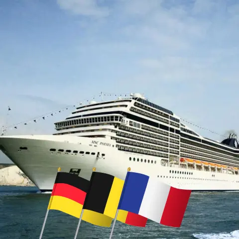 Круиз по Западной Европе из Саутгемптона на корабле MSC Poesia с посещением Германии, Бельгии и Франции на 8 дней