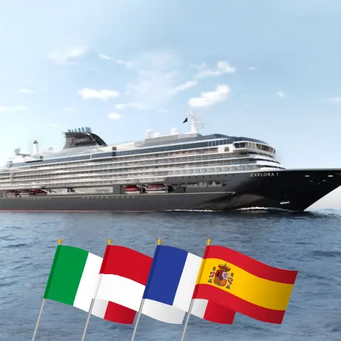 Croisière en Méditerranée de Civitavecchia à Barcelone à bord du navire EXPLORA I avec des visites en Italie, à Monaco, en France et en Espagne pendant 8 jours