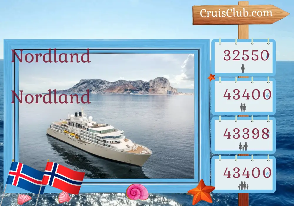 Cruzeiro no Norte de Reykjavik para Tromsø a bordo do navio Silver Endeavour com visitas à Islândia e Noruega por 14 dias
